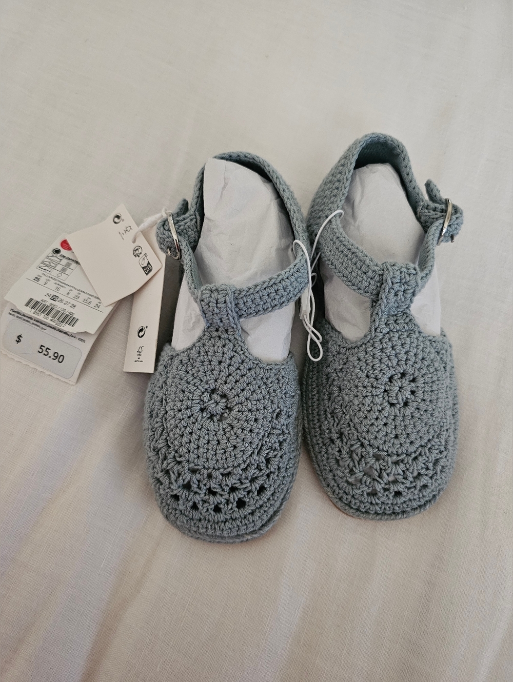 ZARA Crochet Sandals NWT Sz 9 Toddler